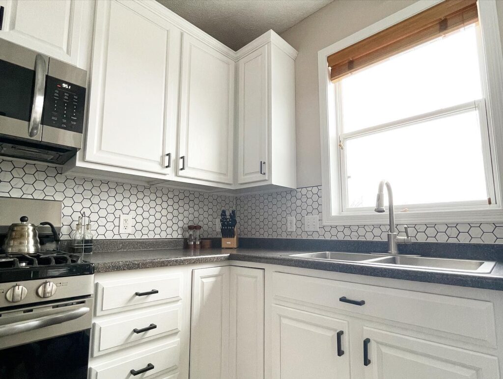 Updated white kitchen