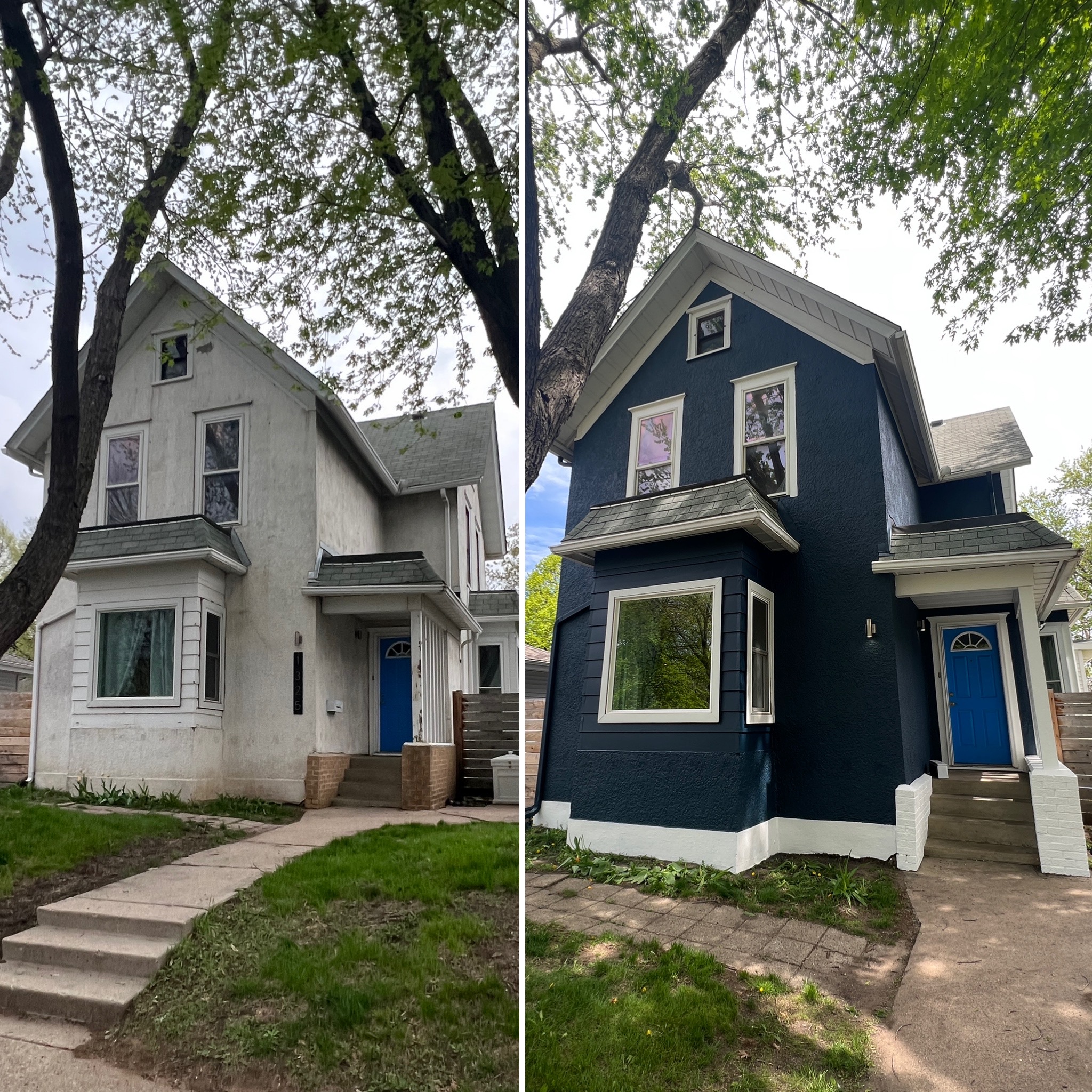 Exterior home preparation by Headwaters Painting
