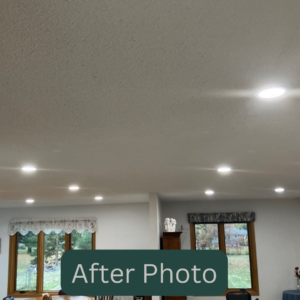 Popcorn Ceiling Repair In Brooklyn Center MN after completed